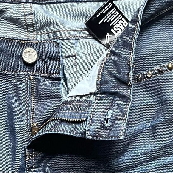 WILLIAM RAST Dark Wash Low Rise Skinny studded jeans Size 28 - Picture 13 of 14